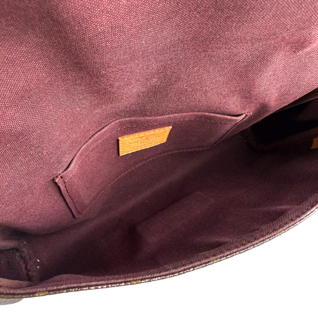 Second hand Louis Vuitton Favorite MM Canvas Clutch With Chain Bag Monogram - Tabita Bags