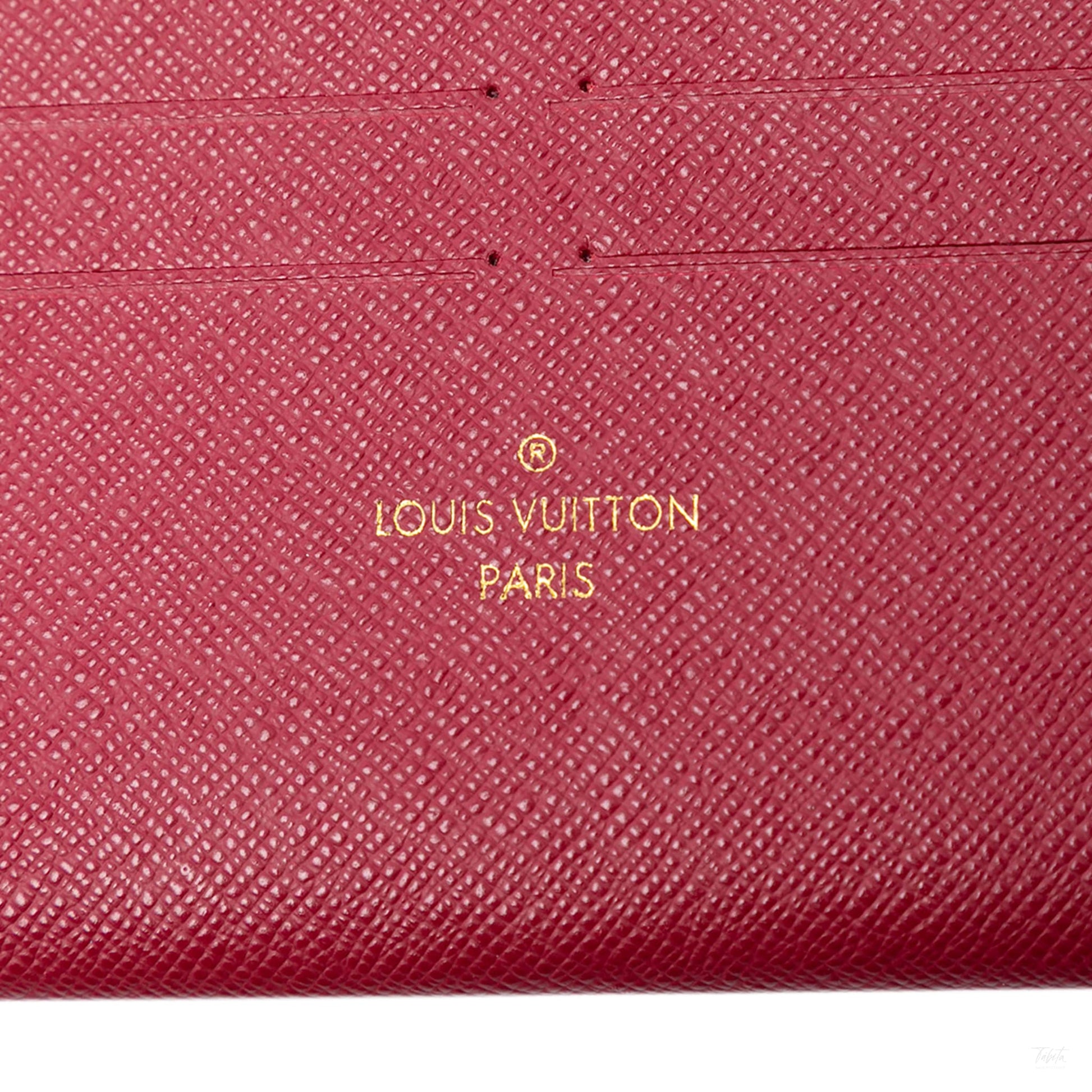 Second hand Louis Vuitton Felicie Canvas Pouch Clutch Brown - Tabita Bags