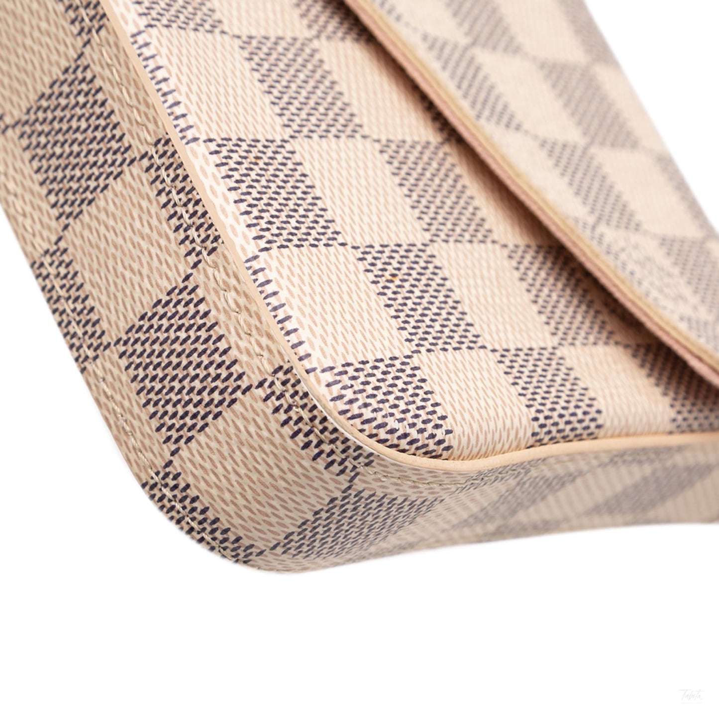 Second hand Louis Vuitton Felicie Canvas Pouch Clutch Damier Azur - Tabita Bags