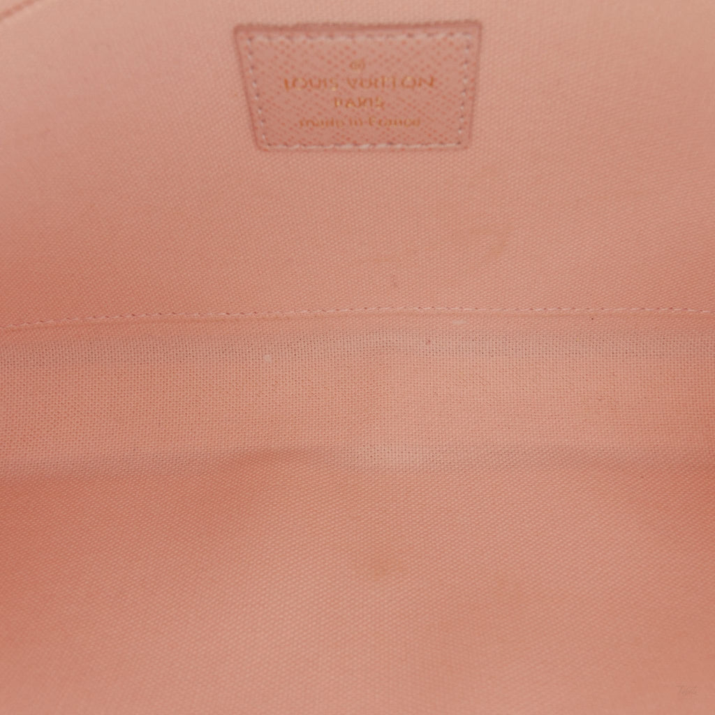 Second hand Louis Vuitton Felicie Canvas Pouch Clutch Damier Azur - Tabita Bags