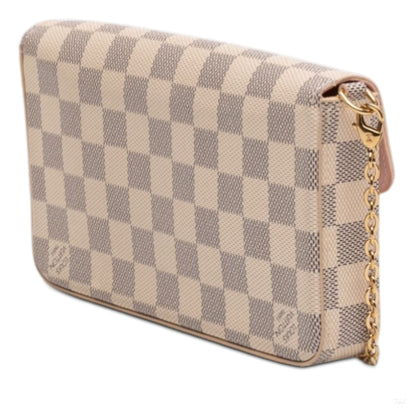 Second hand Louis Vuitton Felicie Canvas Pouch Clutch Damier Azur - Tabita Bags