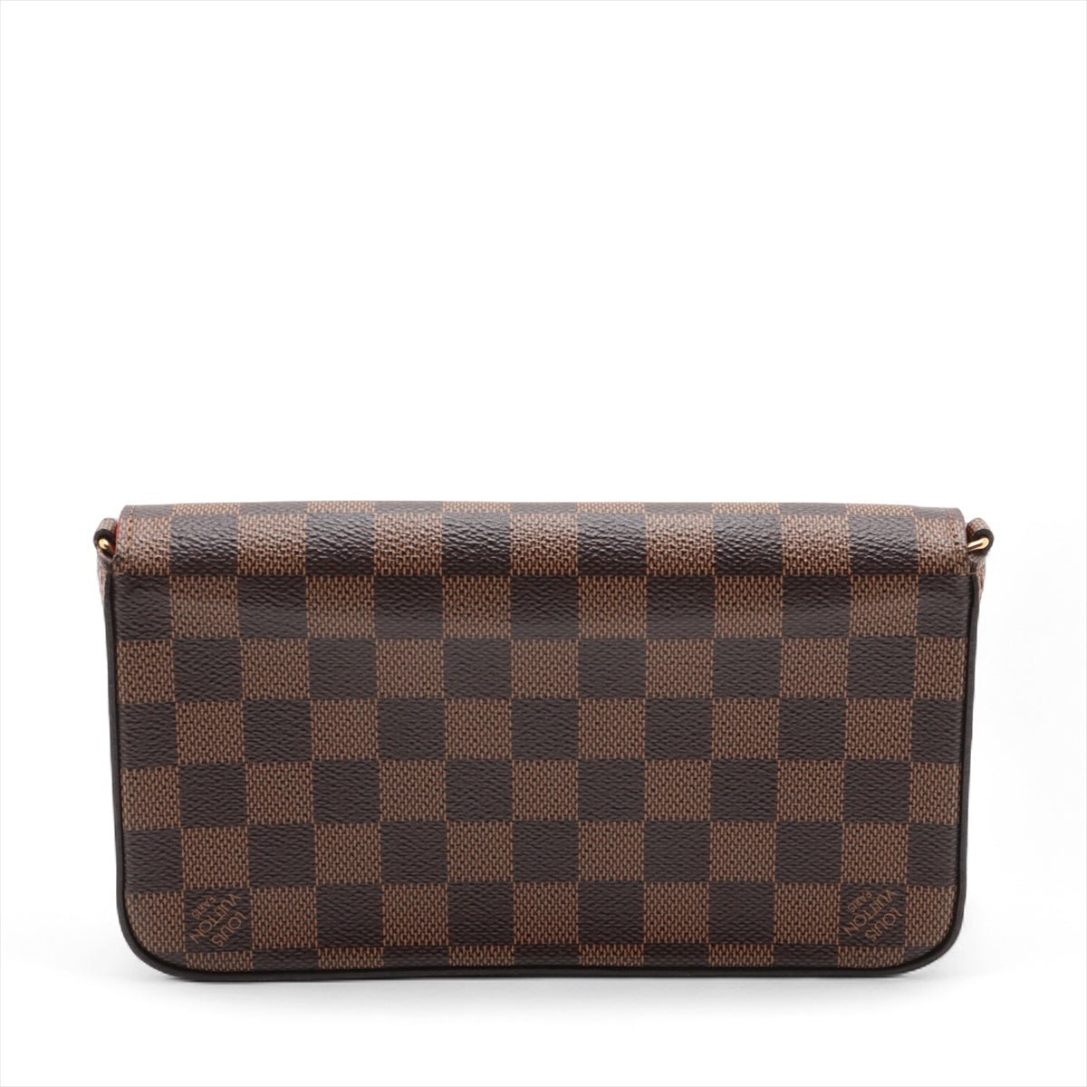 Second hand Louis Vuitton Felicie Canvas Pouch Clutch Damier Ebene - Tabita Bags