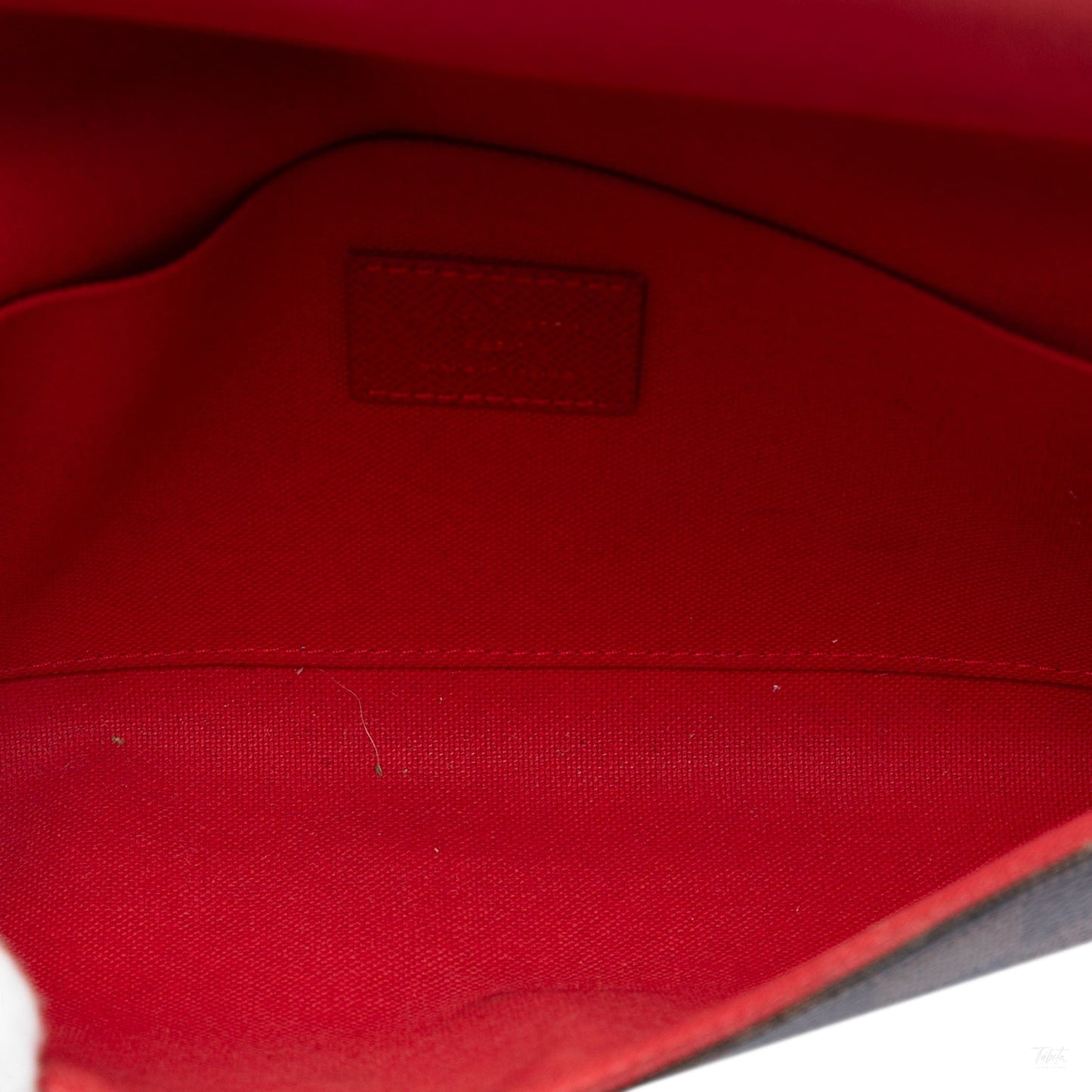 Second hand Louis Vuitton Felicie Canvas Pouch Clutch Damier Ebene - Tabita Bags