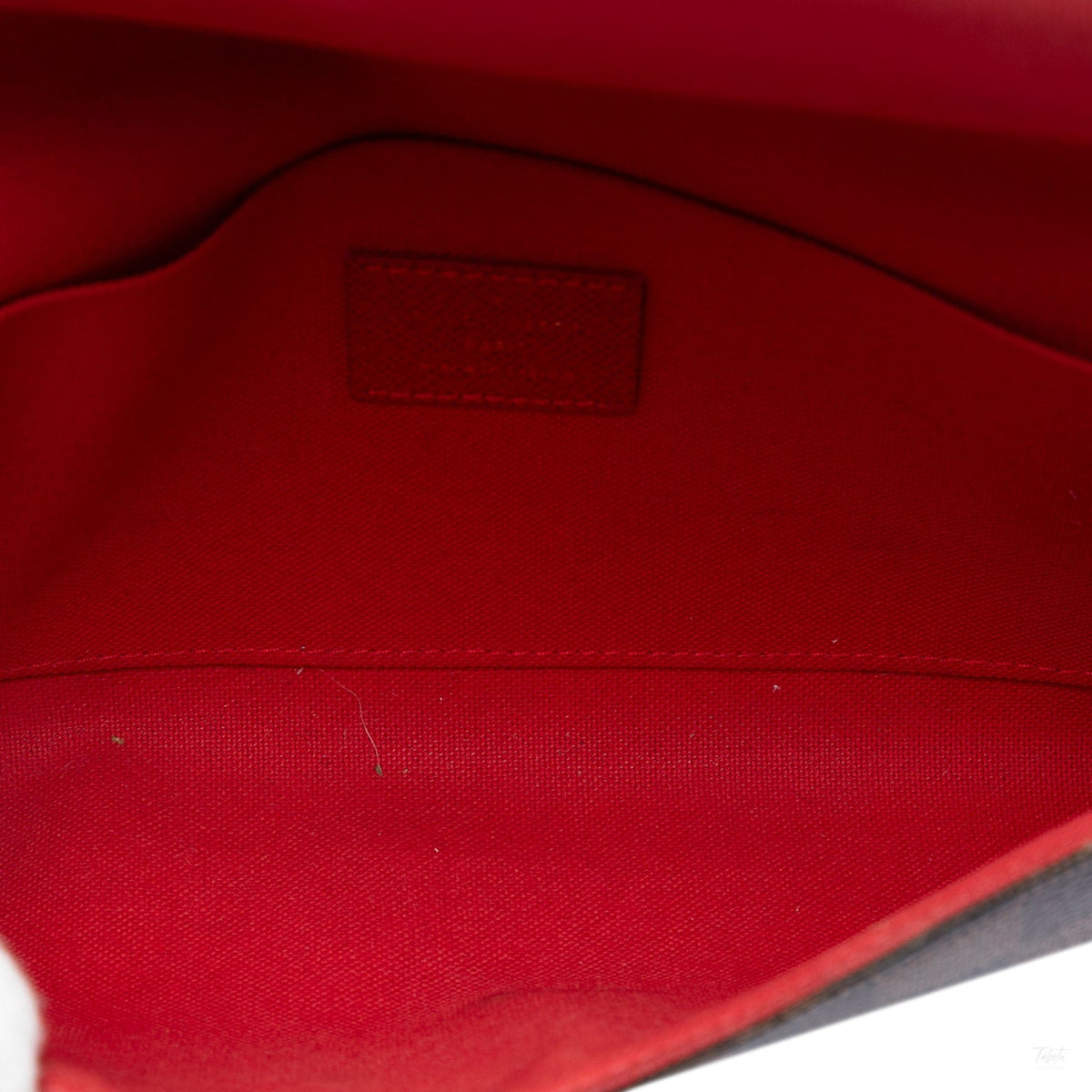 Second hand Louis Vuitton Felicie Canvas Pouch Clutch Damier Ebene - Tabita Bags