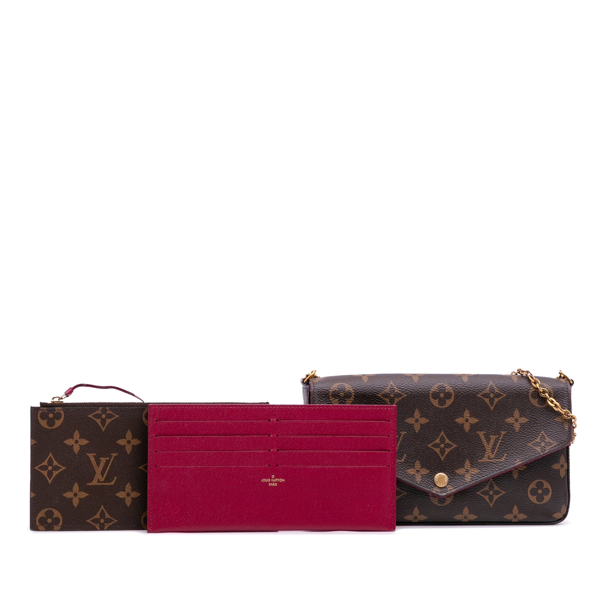 Second hand Louis Vuitton Felicie Canvas Pouch Clutch Monogram - Tabita Bags