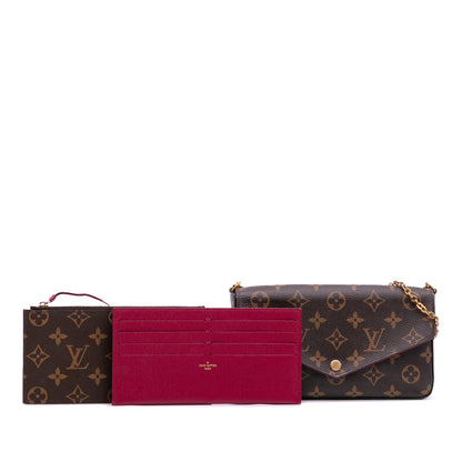 Second hand Louis Vuitton Felicie Canvas Pouch Clutch Monogram - Tabita Bags