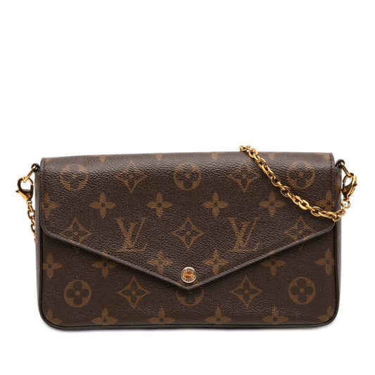 Second hand Louis Vuitton Felicie Canvas Pouch Clutch Monogram - Tabita Bags