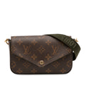 Second hand Louis Vuitton Felicie Canvas Strap And Go Pouch Clutch Monogram - Tabita Bags