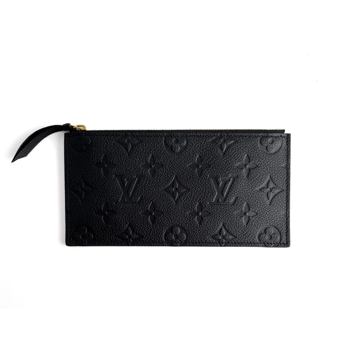 Second hand Louis Vuitton Felicie Empreinte Calfskin Grained Leather Pouch Black - Tabita Bags