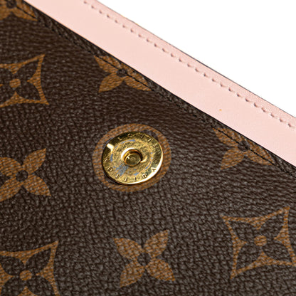 Second hand Louis Vuitton Flore Canvas Wallet on Chain Shoulder Bag Monogram - Tabita Bags