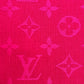 Second hand Louis Vuitton Foulard Wool and silk Pink - Tabita Bags