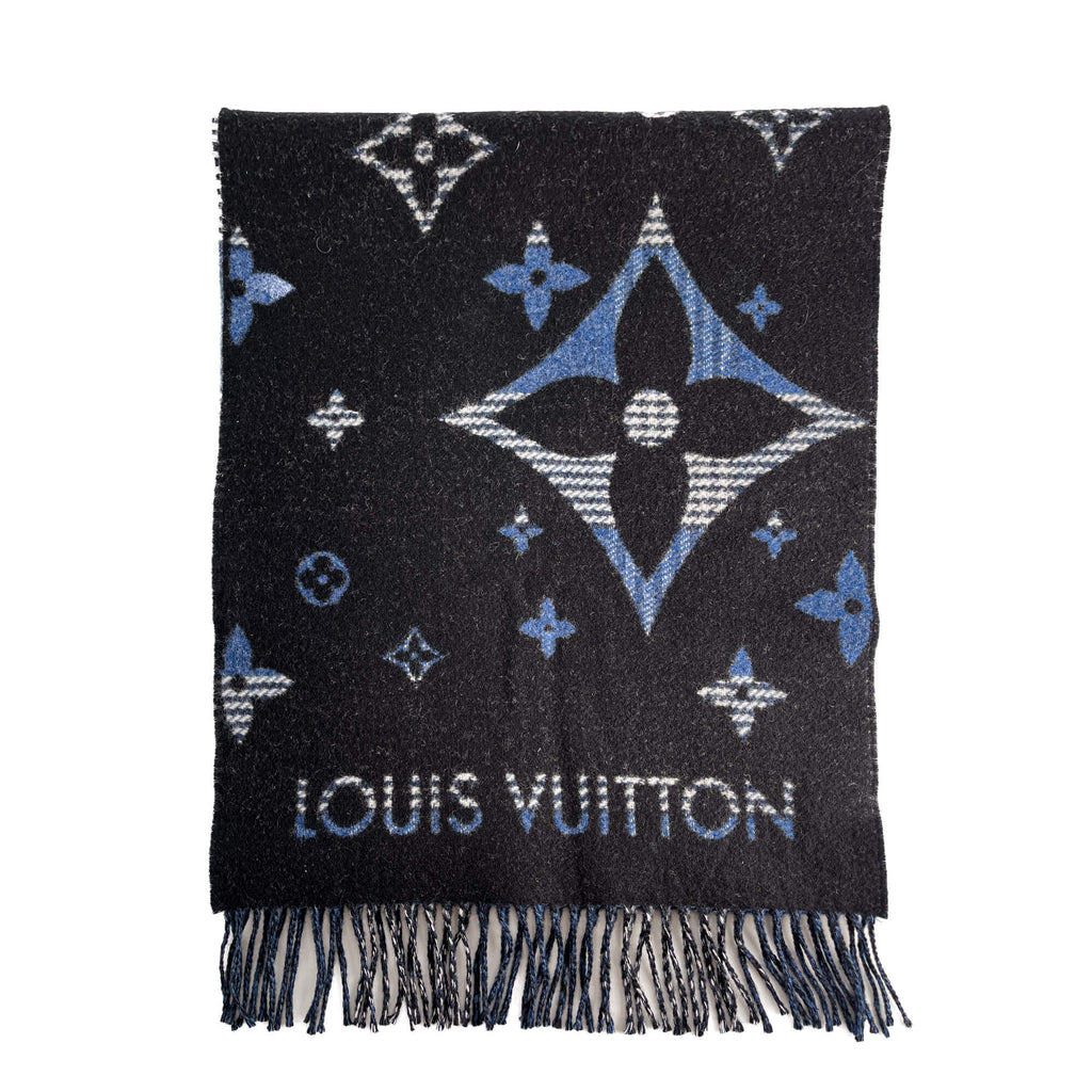 Second hand Louis Vuitton Galaxy Woll & Cashmere Reversible Scarve Monogram - Tabita Bags