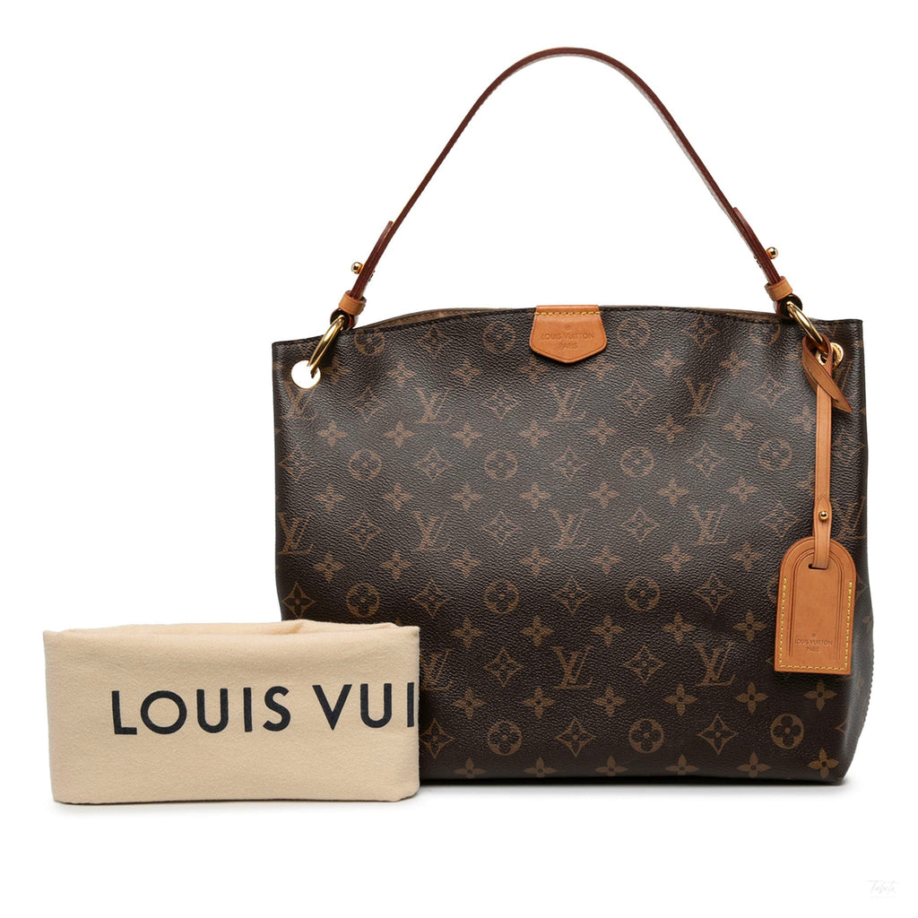 Second hand Louis Vuitton Graceful PM Canvas Shoulder Bag Monogram - Tabita Bags