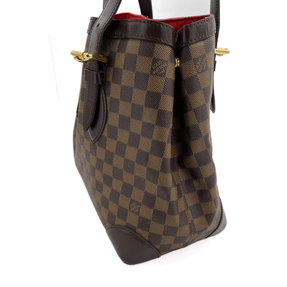 Second hand Louis Vuitton Hampstead Canvas Tote Bag Damier Ebene - Tabita Bags