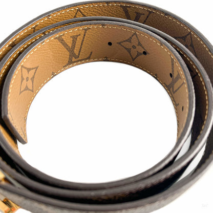 Second hand Louis Vuitton Iconic Canvas Reversible Monogram Giant Medium Belt Monogram Reverse - Tabita Bags