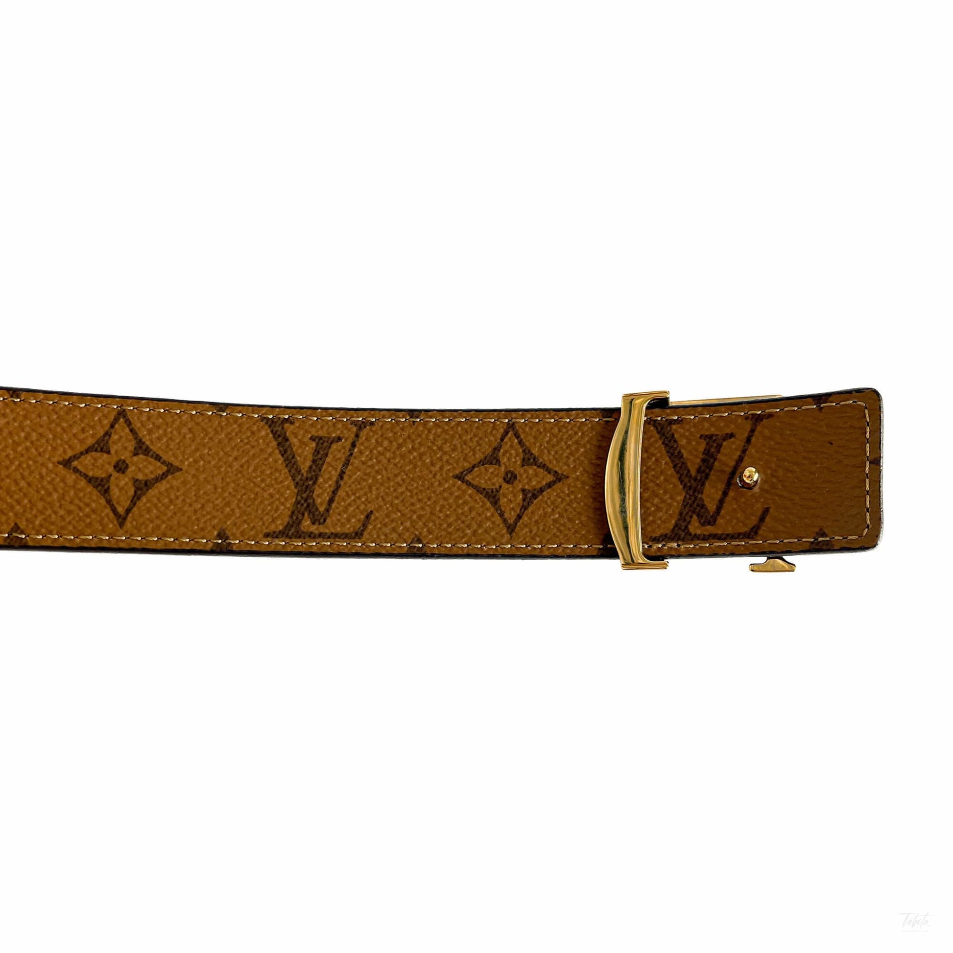 Second hand Louis Vuitton Iconic Canvas Reversible Monogram Giant Medium Belt Monogram Reverse - Tabita Bags