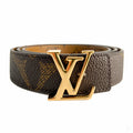 Second hand Louis Vuitton Iconic Canvas Reversible Monogram Giant Medium Belt Monogram Reverse - Tabita Bags