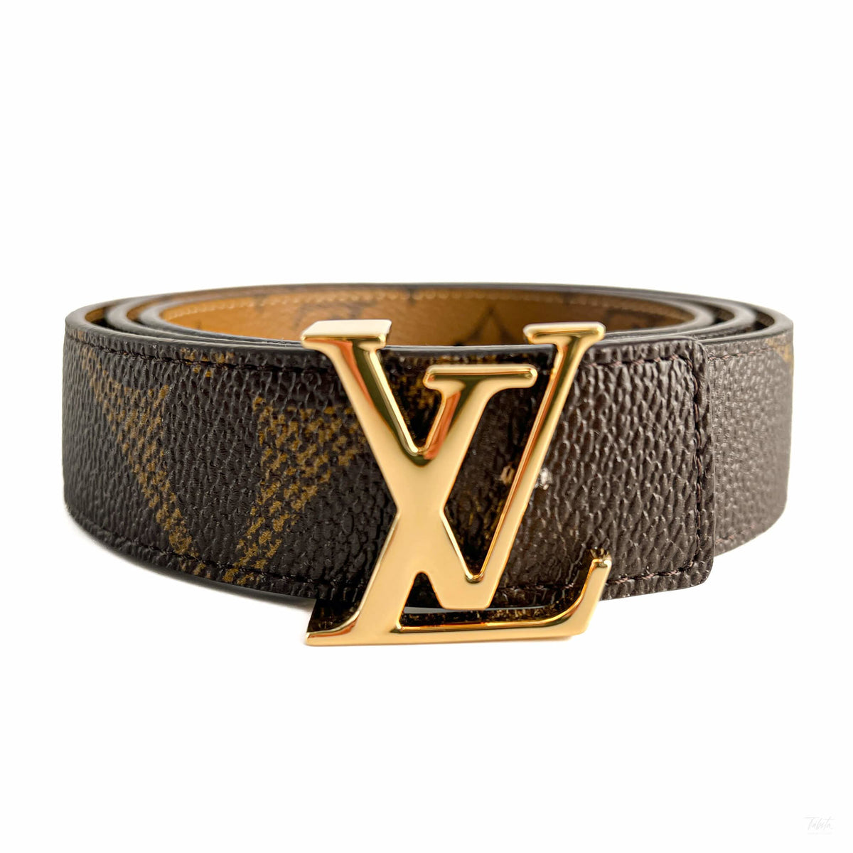 Second hand Louis Vuitton Iconic Canvas Reversible Monogram Giant Medium Belt Monogram Reverse - Tabita Bags