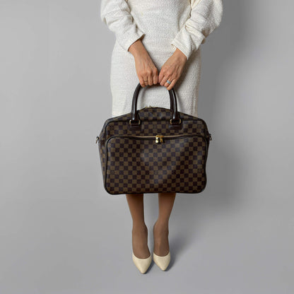 Second hand Louis Vuitton Ikar Canvas Business Shoulder Bag Damier Ebene - Tabita Bags