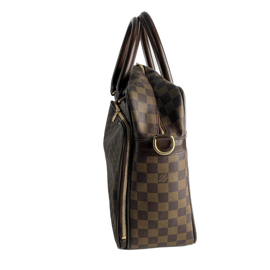 Second hand Louis Vuitton Ikar Canvas Business Shoulder Bag Damier Ebene - Tabita Bags