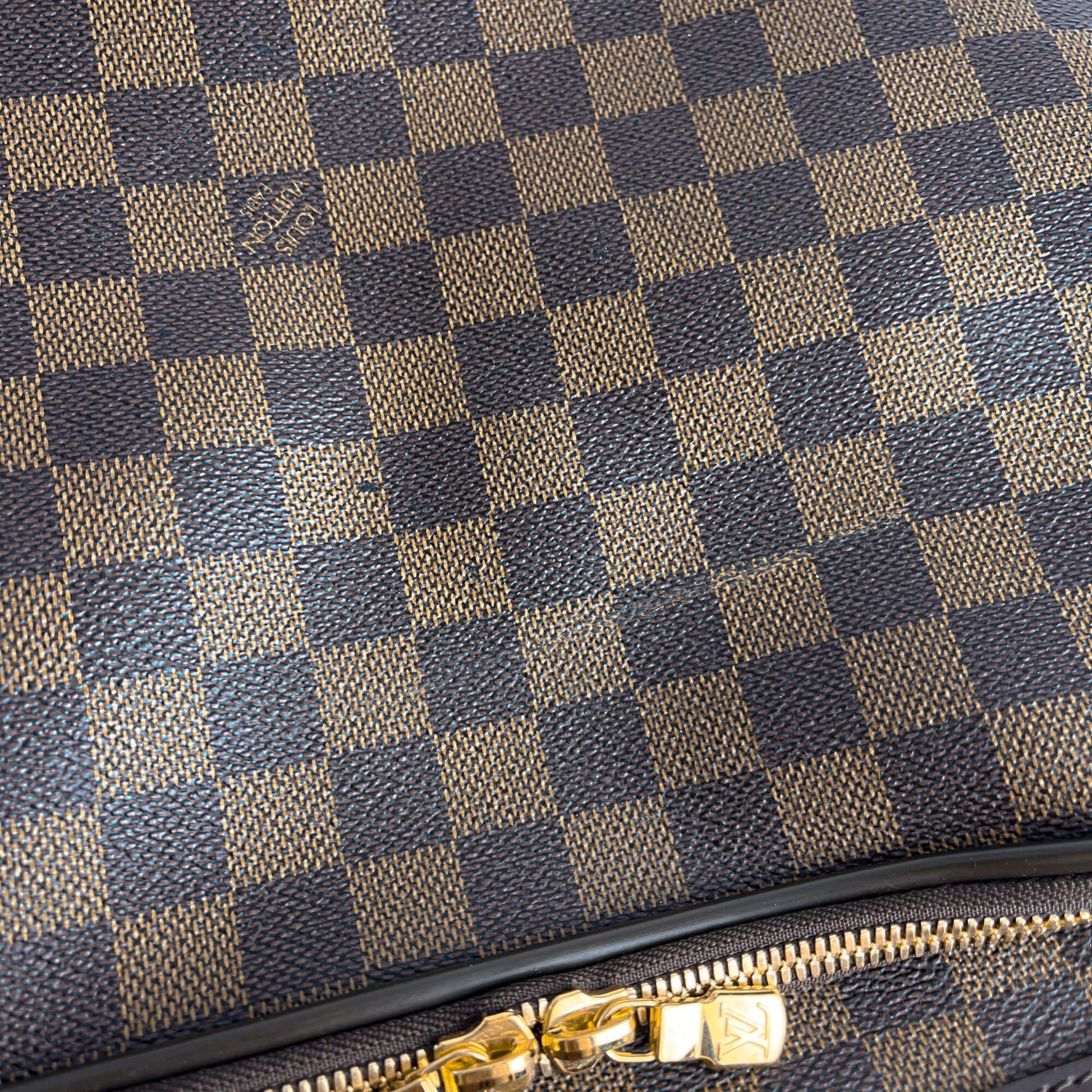 Second hand Louis Vuitton Ikar Canvas Business Shoulder Bag Damier Ebene - Tabita Bags