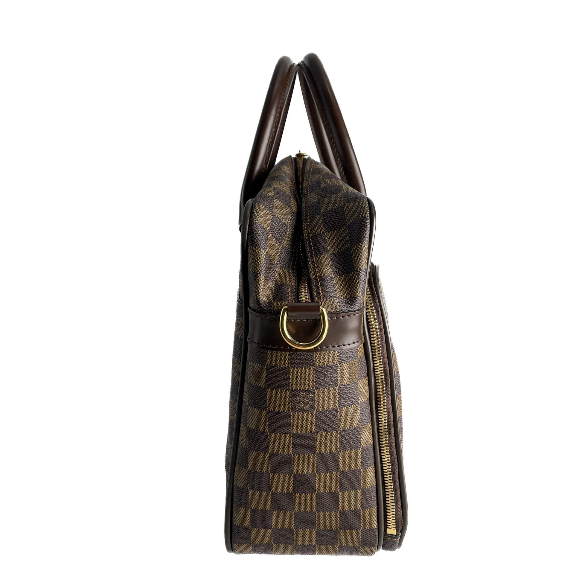 Second hand Louis Vuitton Ikar Canvas Business Shoulder Bag Damier Ebene - Tabita Bags