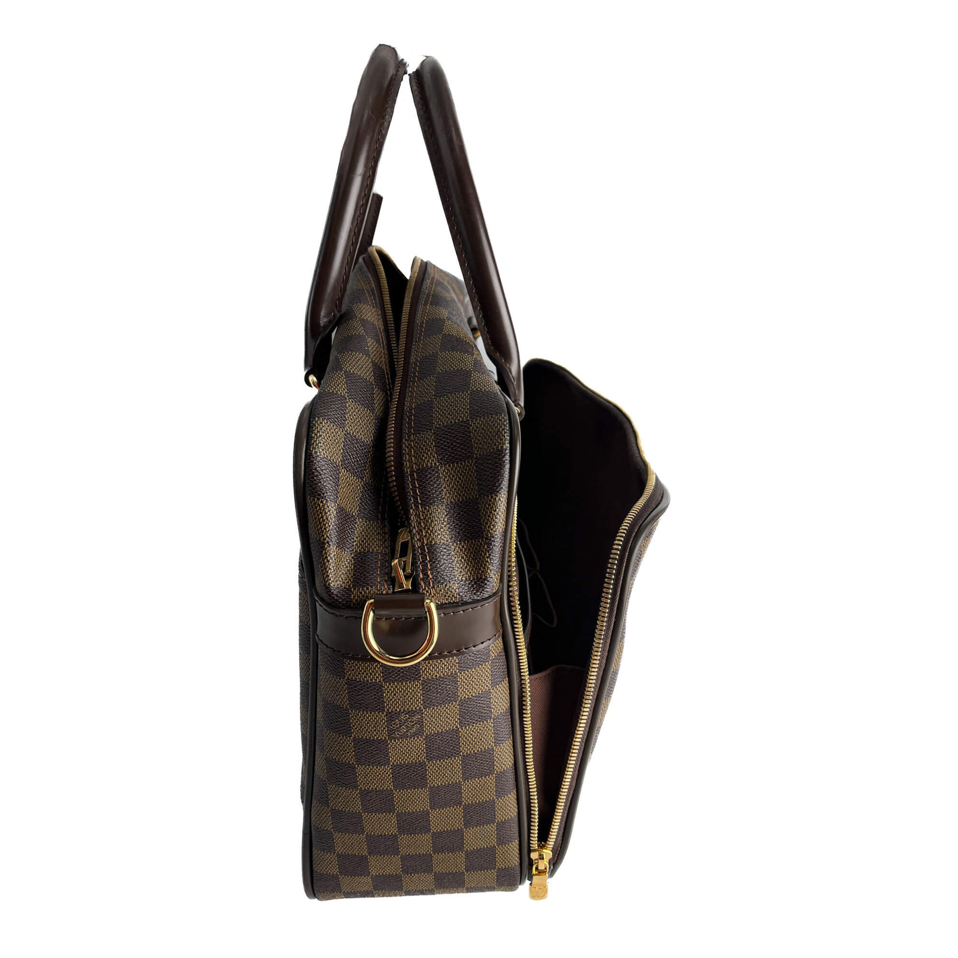 Second hand Louis Vuitton Ikar Canvas Business Shoulder Bag Damier Ebene - Tabita Bags