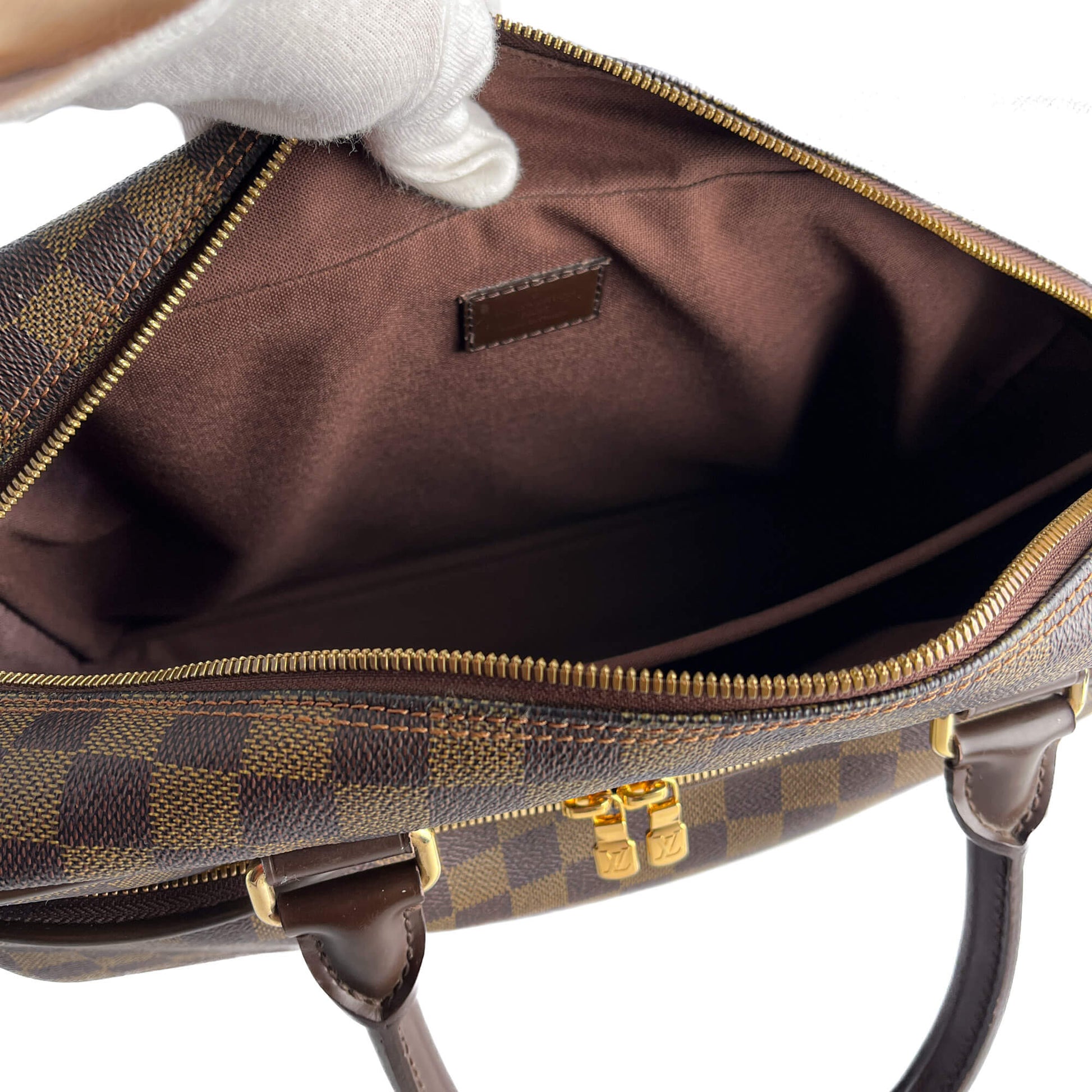 Second hand Louis Vuitton Ikar Canvas Business Shoulder Bag Damier Ebene - Tabita Bags