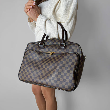 Second hand Louis Vuitton Ikar Canvas Business Shoulder Bag Damier Ebene - Tabita Bags