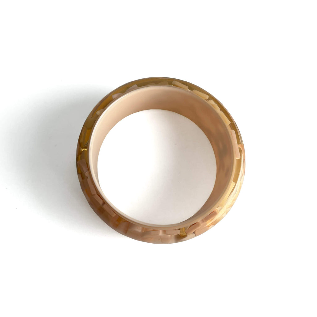 Second hand Louis Vuitton Inclusion MM Resin Bangle Beige - Tabita Bags