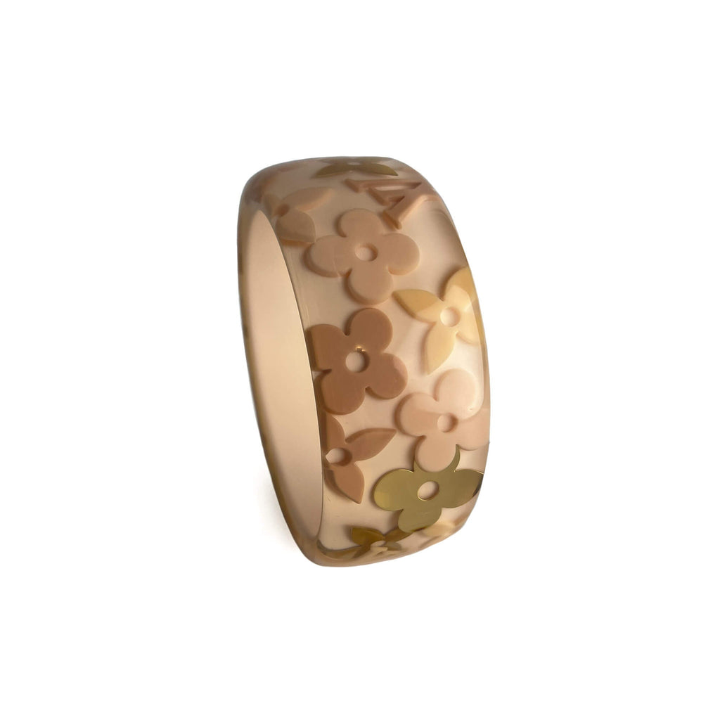 Second hand Louis Vuitton Inclusion MM Resin Bangle Beige - Tabita Bags