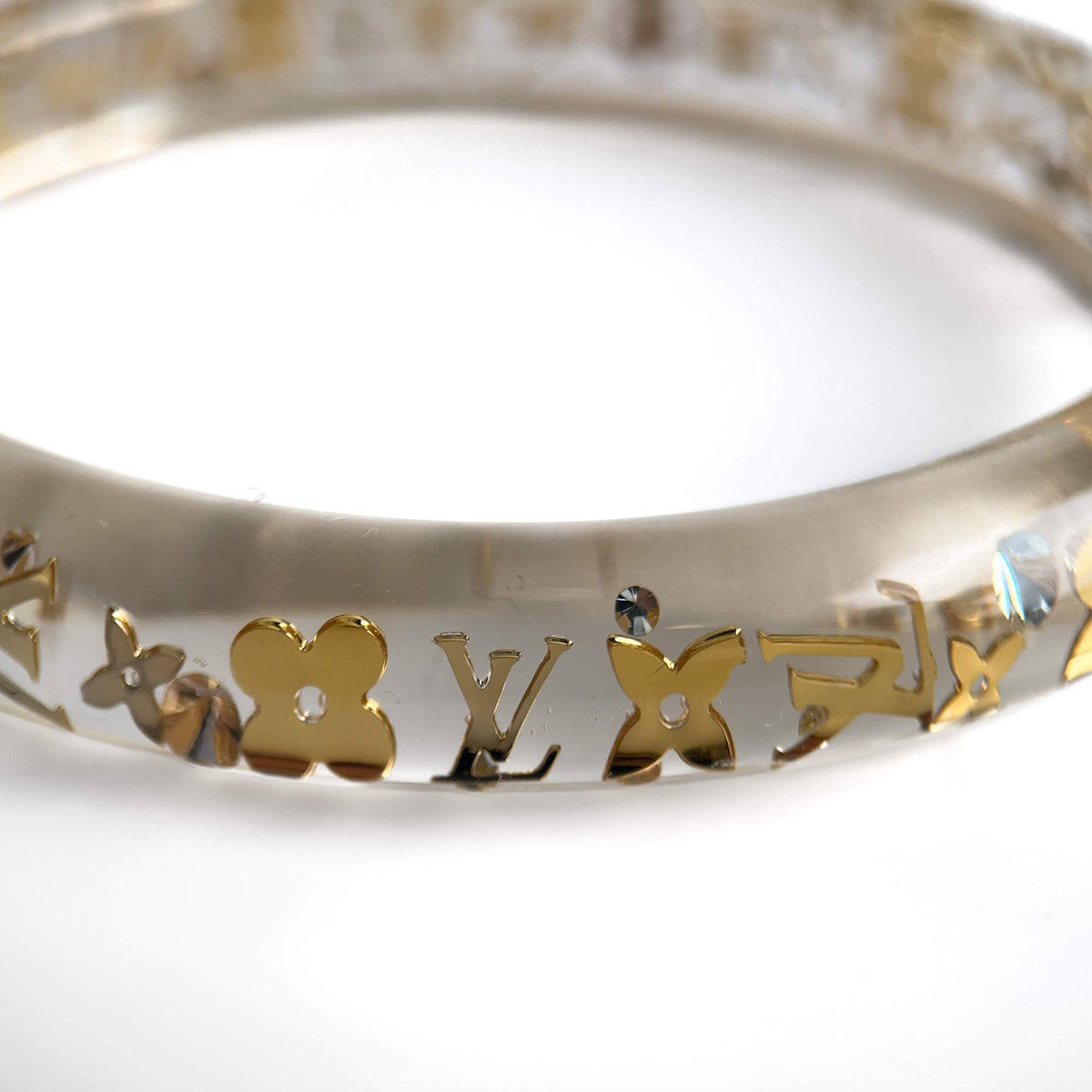 Second hand Louis Vuitton Inclusion PM Resin Bracelet Monogram - Tabita Bags