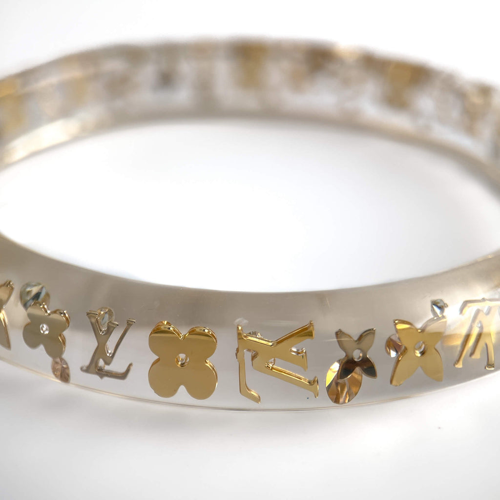 Second hand Louis Vuitton Inclusion PM Resin Bracelet Monogram - Tabita Bags