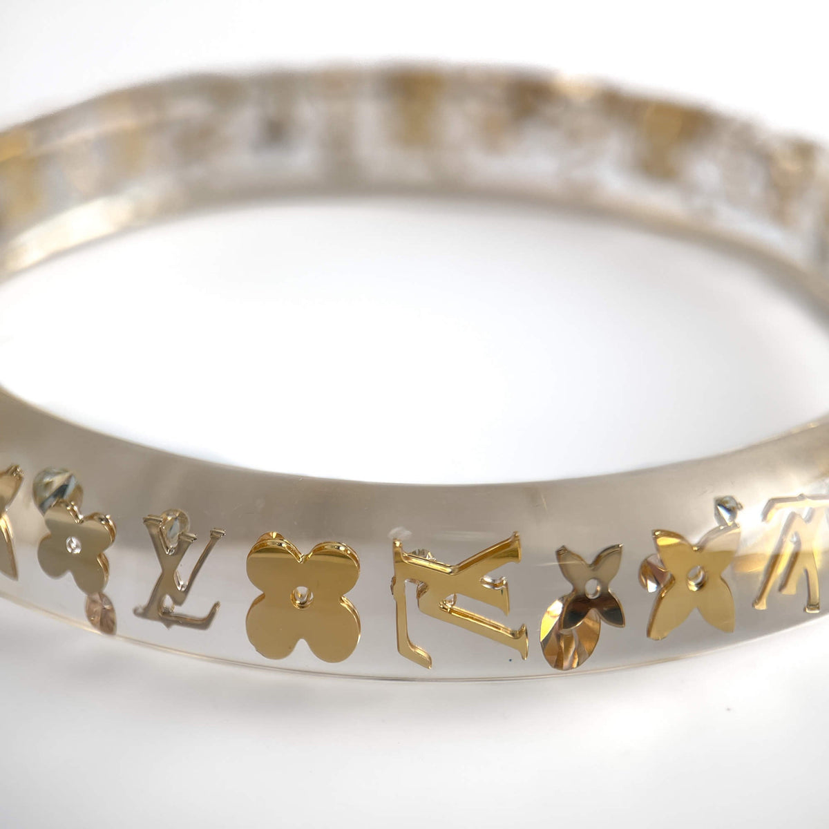 Second hand Louis Vuitton Inclusion PM Resin Bracelet Monogram - Tabita Bags
