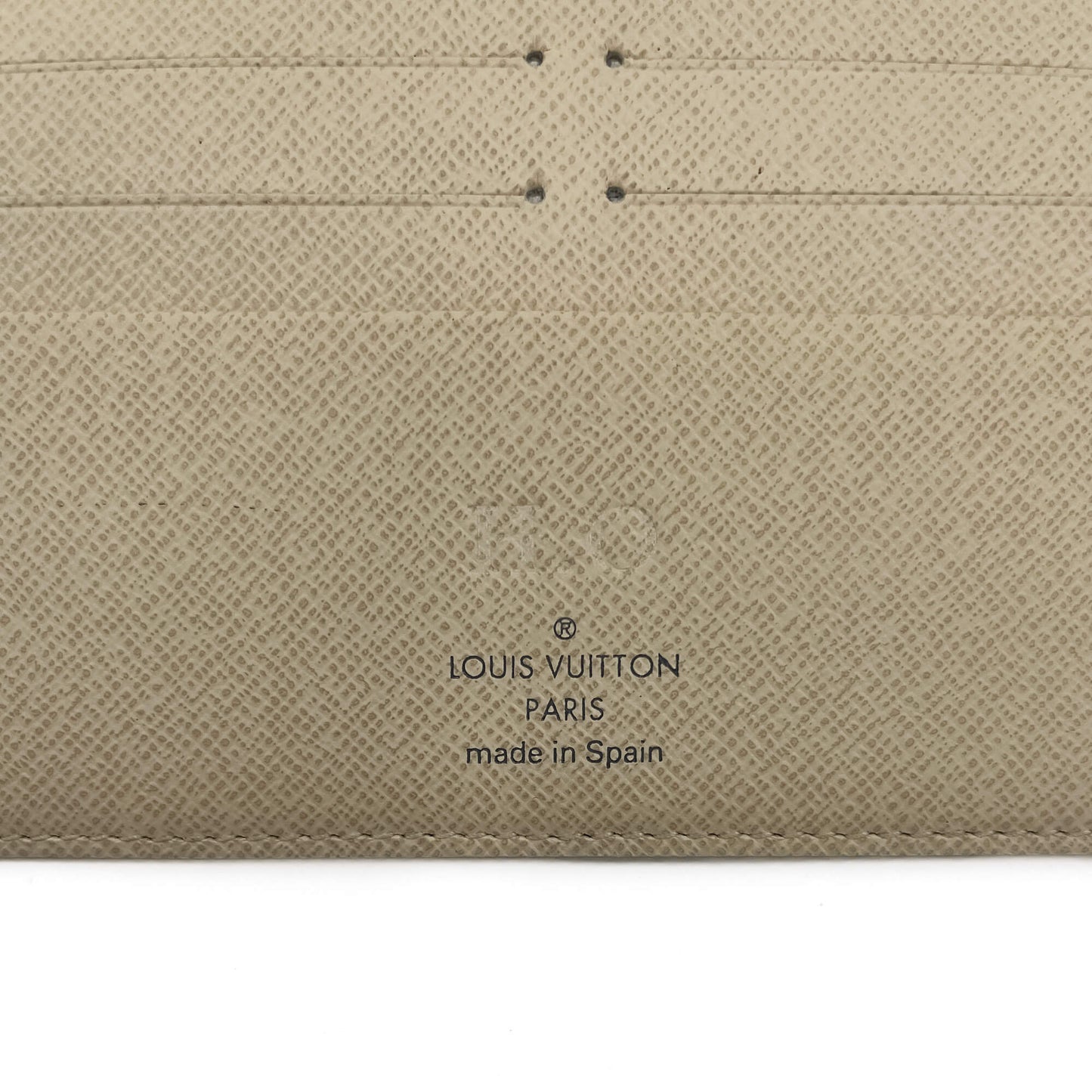 Second hand Louis Vuitton Insolite Long Canvas FLA Wallet Damier Azur - Tabita Bags