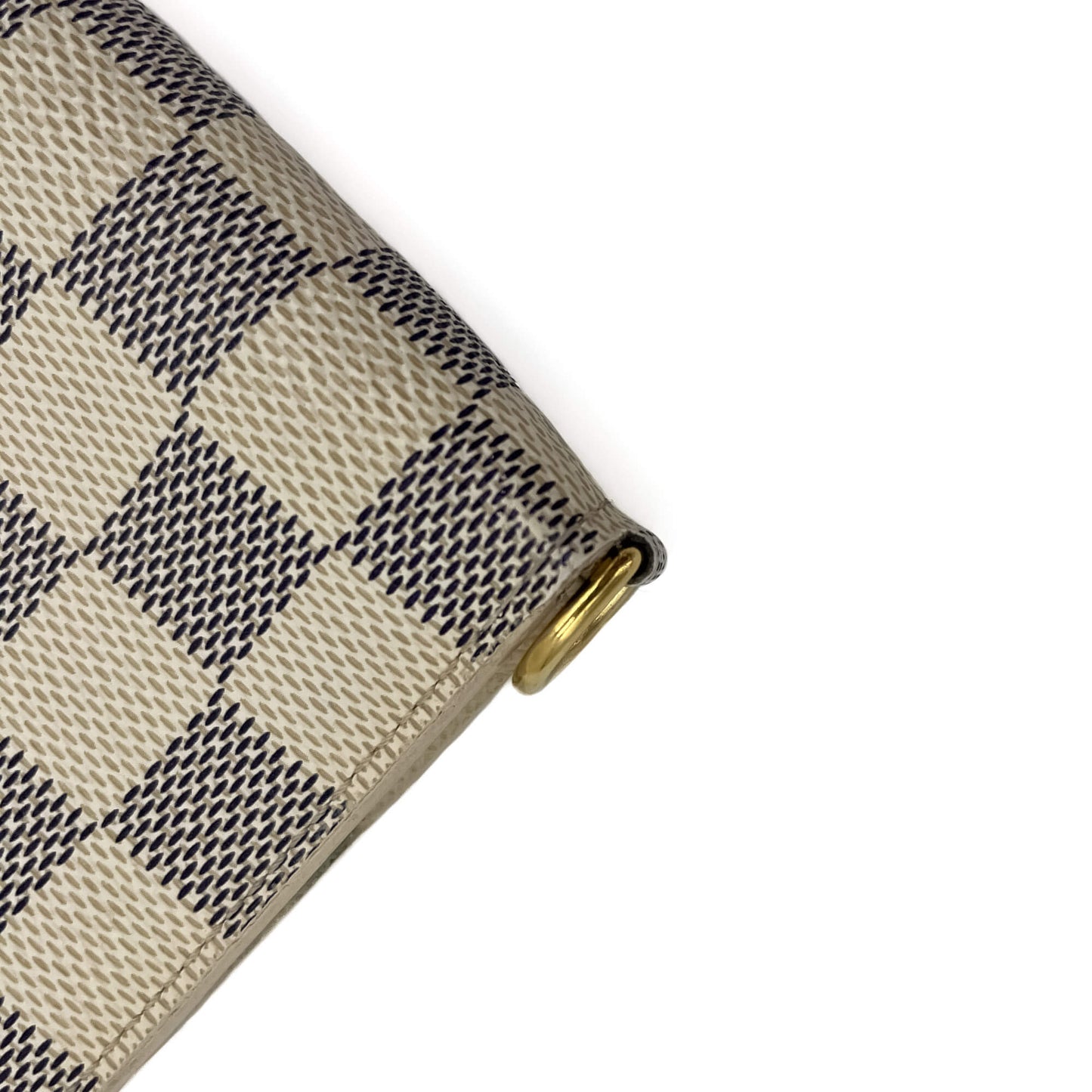 Second hand Louis Vuitton Insolite Long Canvas FLA Wallet Damier Azur - Tabita Bags