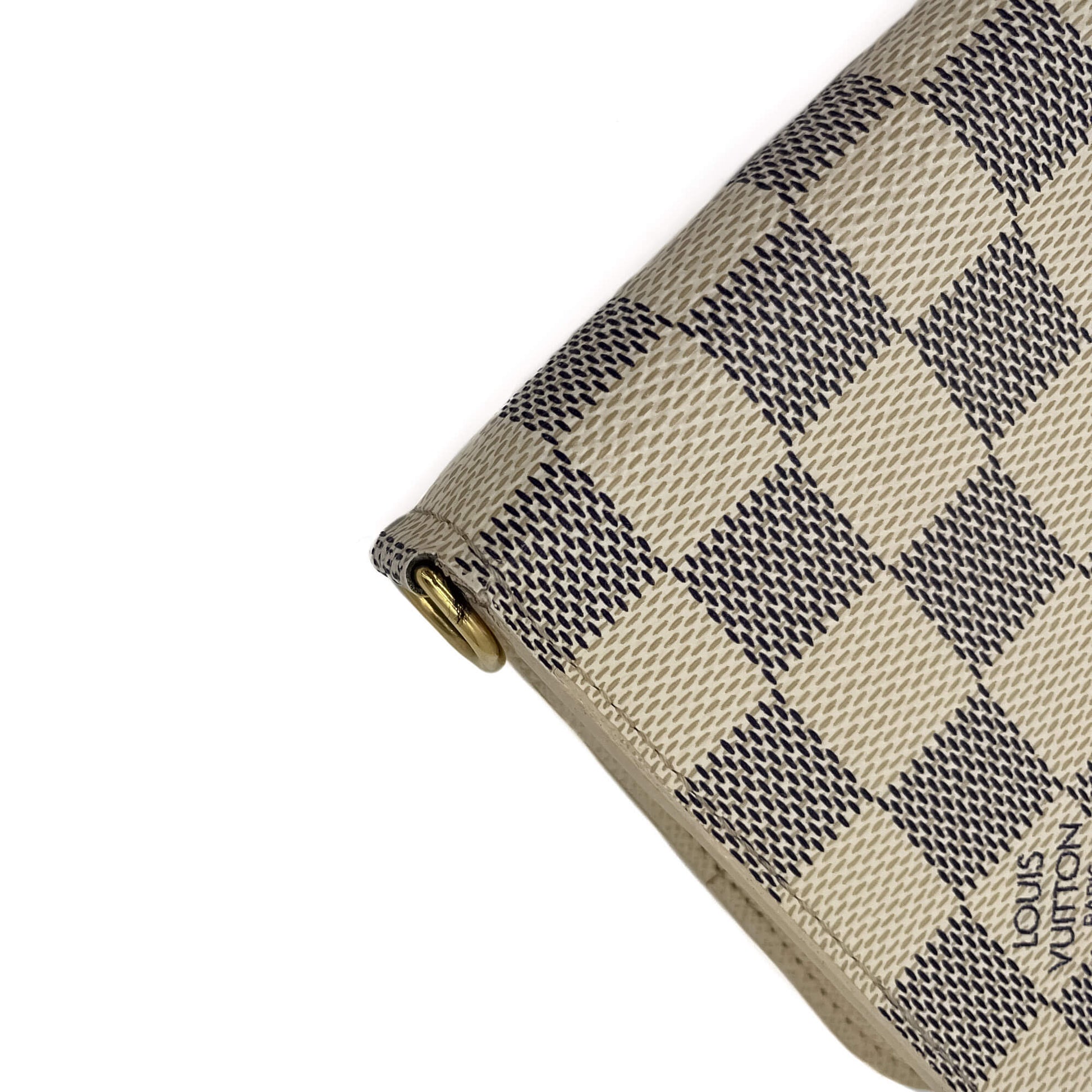 Second hand Louis Vuitton Insolite Long Canvas FLA Wallet Damier Azur - Tabita Bags