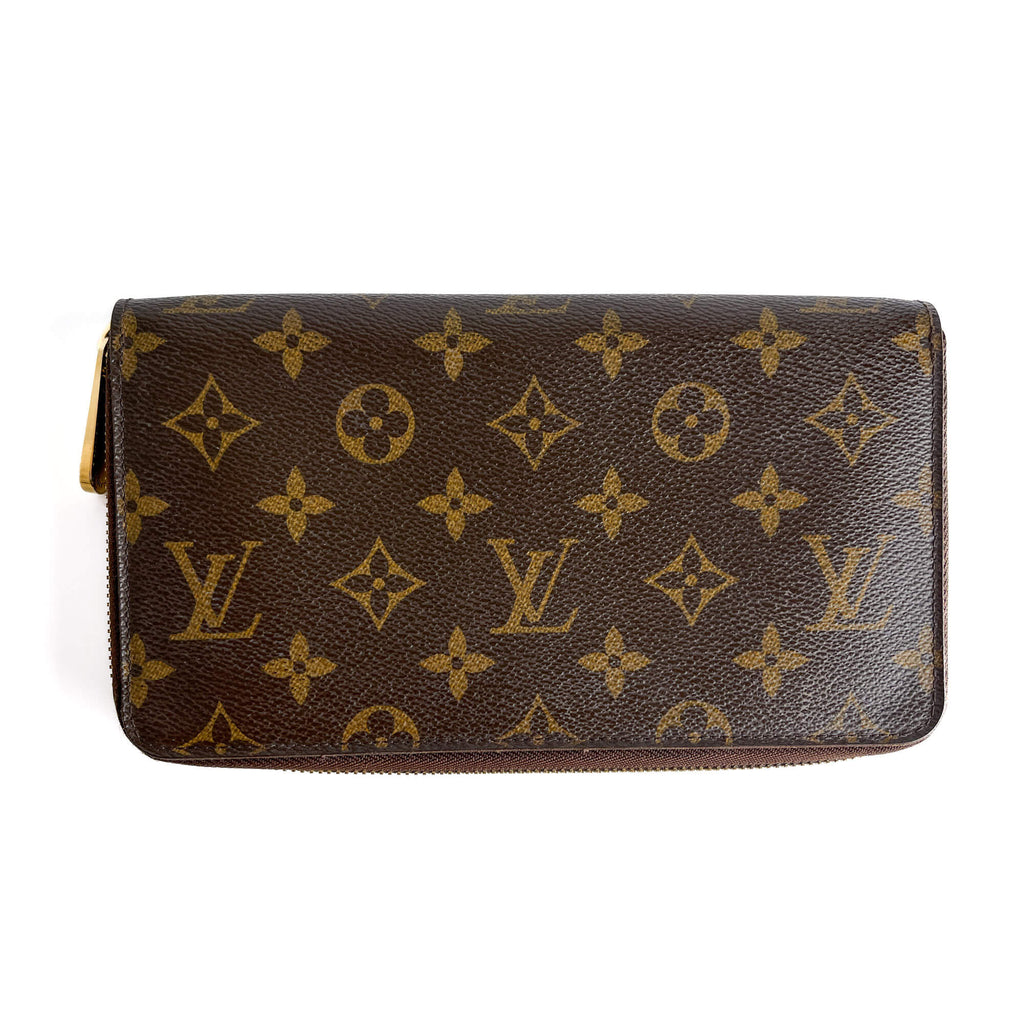 Second hand Louis Vuitton Insolite Long Canvas Flap Wallet Brown - Tabita Bags