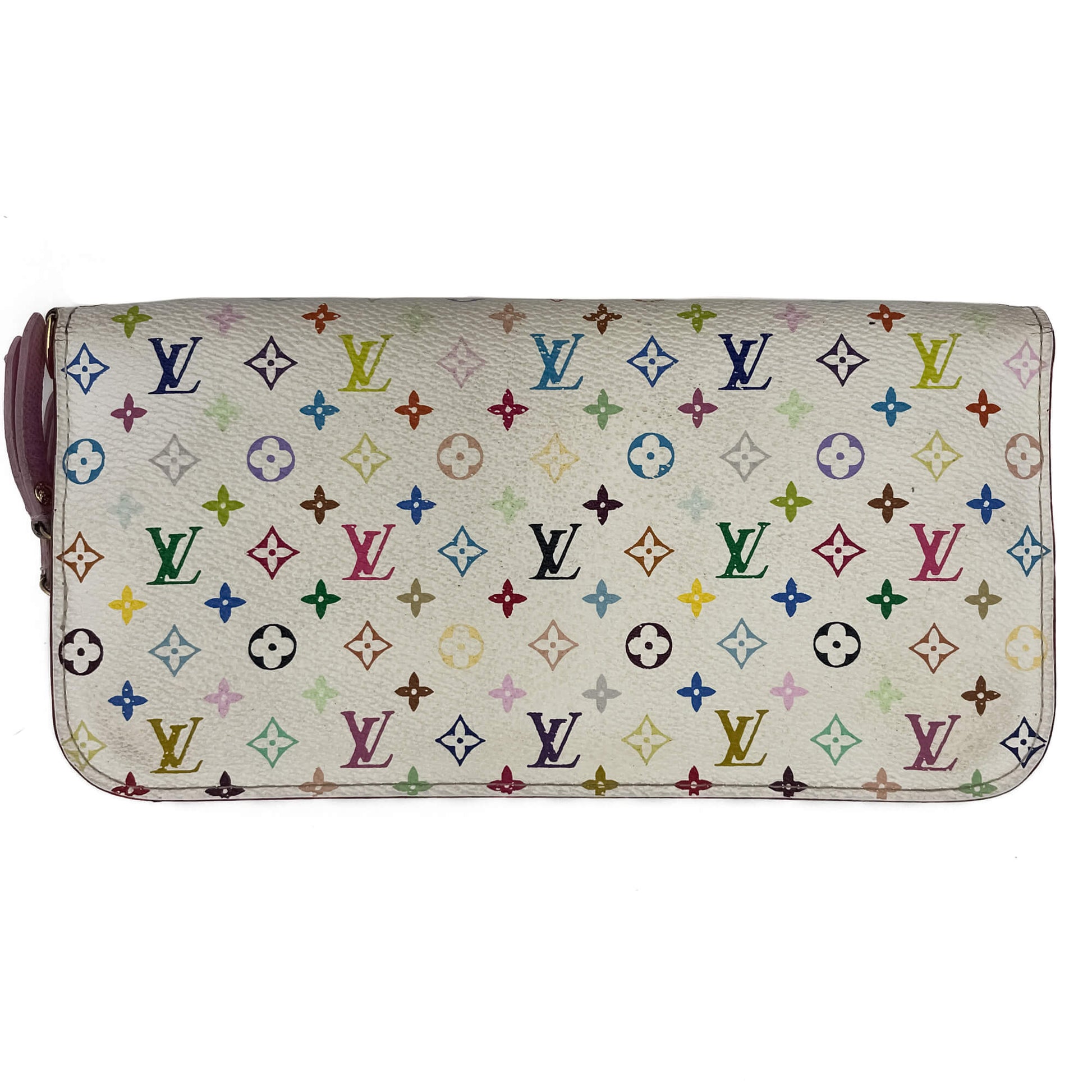 Second hand Louis Vuitton Insolite Long Murakami Multicolor Canvas Flap Wallet Multicolor - Tabita Bags