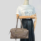 Second hand Louis Vuitton Inspiree Leather Trunk Bag Taupe - Tabita Bags