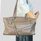 Second hand Louis Vuitton Inspiree Leather Trunk Bag Taupe - Tabita Bags