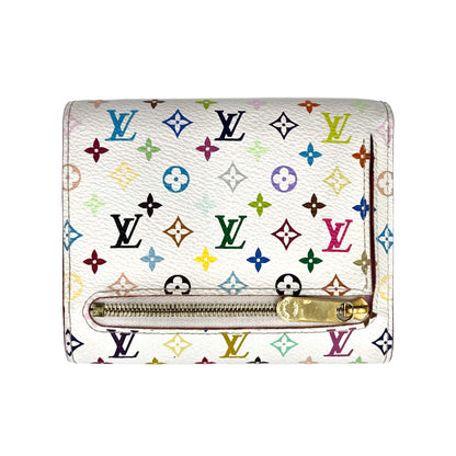 Second hand Louis Vuitton Joey Murakami Multicolor Canvas Envelope Wallet Monogram - Tabita Bags