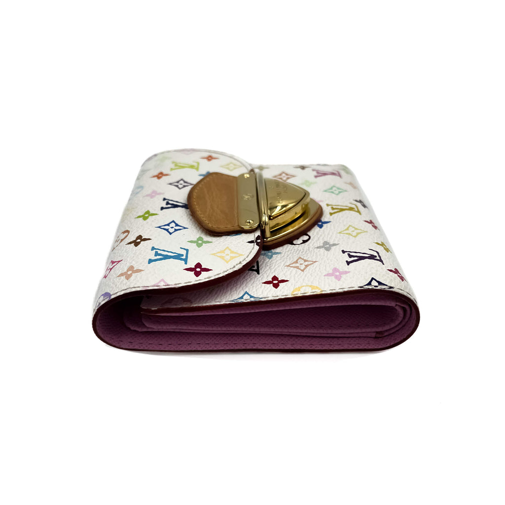 Second hand Louis Vuitton Joey Murakami Multicolor Canvas Envelope Wallet Monogram - Tabita Bags