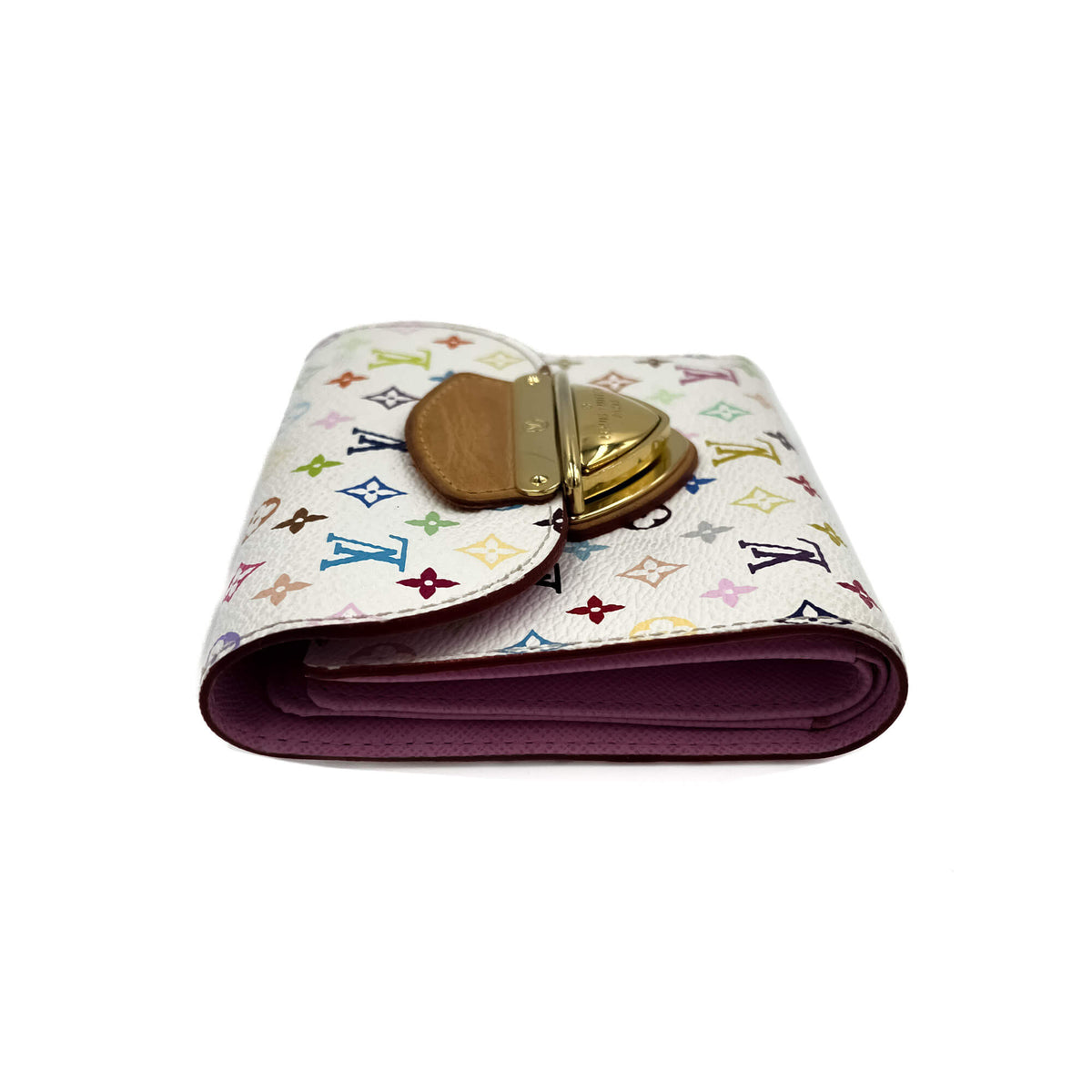 Second hand Louis Vuitton Joey Murakami Multicolor Canvas Envelope Wallet Monogram - Tabita Bags
