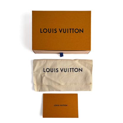 Second hand Louis Vuitton Lisa Calfskin Grained Leather Empreinte Folding Wallet Pink - Tabita Bags