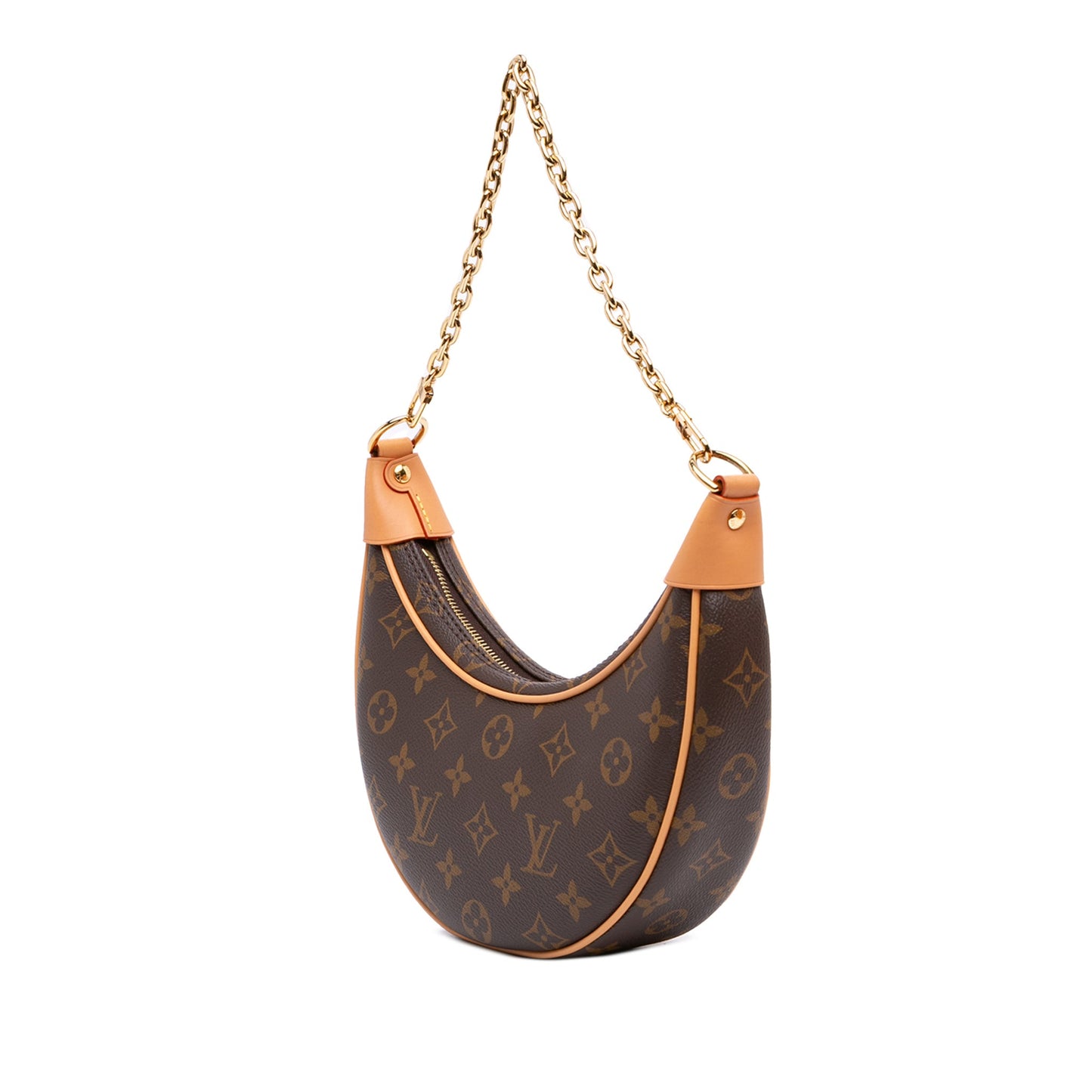 Second hand Louis Vuitton Loop Canvas Hobo Shoulder Bag Monogram - Tabita Bags