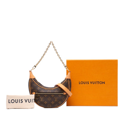 Second hand Louis Vuitton Loop Canvas Hobo Shoulder Bag Monogram - Tabita Bags