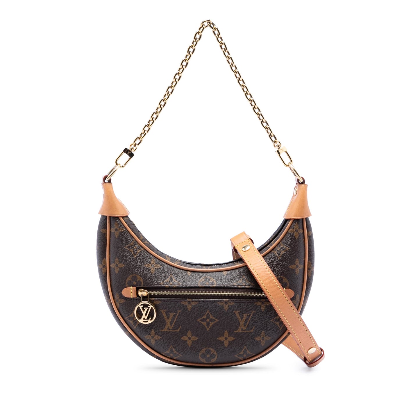 Second hand Louis Vuitton Loop Canvas Hobo Shoulder Bag Monogram - Tabita Bags