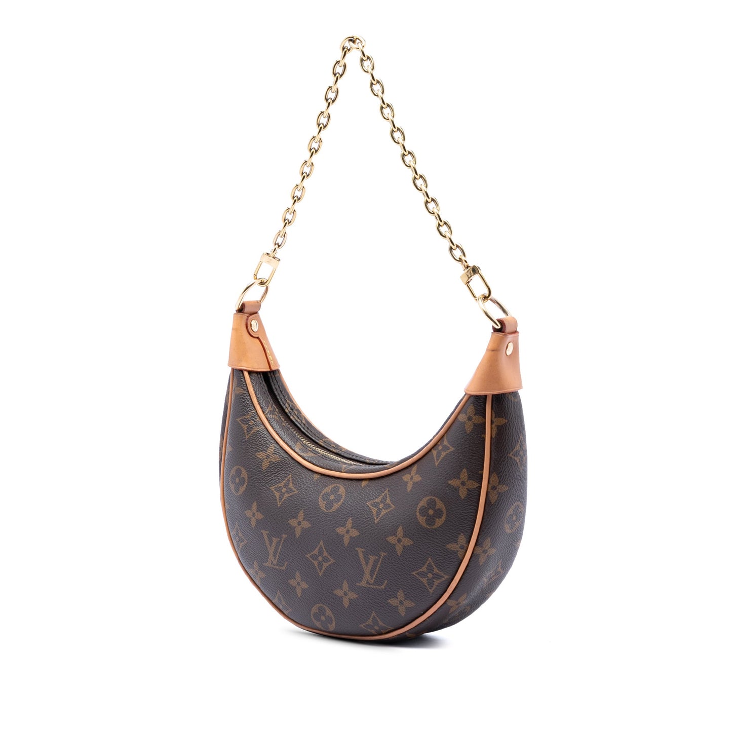 Second hand Louis Vuitton Loop Canvas Hobo Shoulder Bag Monogram - Tabita Bags