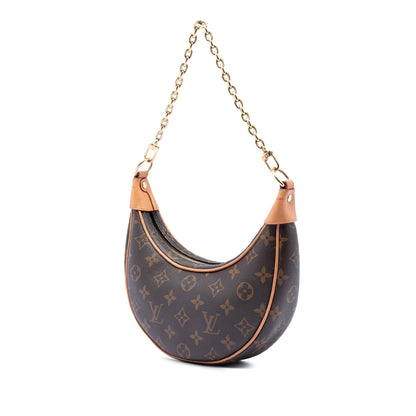 Second hand Louis Vuitton Loop Canvas Hobo Shoulder Bag Monogram - Tabita Bags